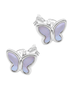 Butterfly Silver Stud Earring STS-7070